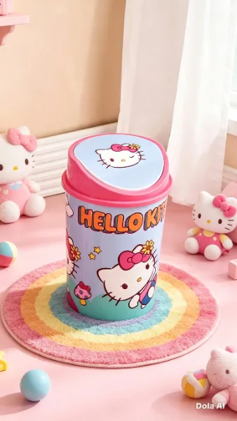 Cesto de basura sanrio HELLO KITTY - imagen 3