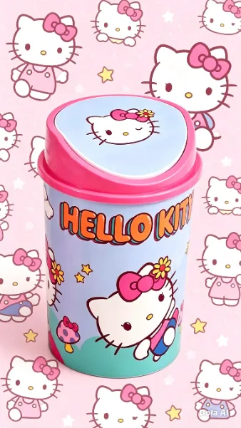 Cesto de basura sanrio HELLO KITTY