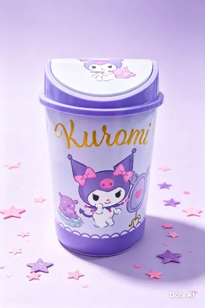Cesto de basura sanrio Kuromi